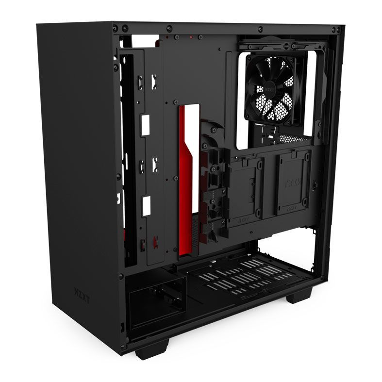 Gabinete NZXT H510 Preto/Vermelho, CA-H510B-BR - miniatura 6