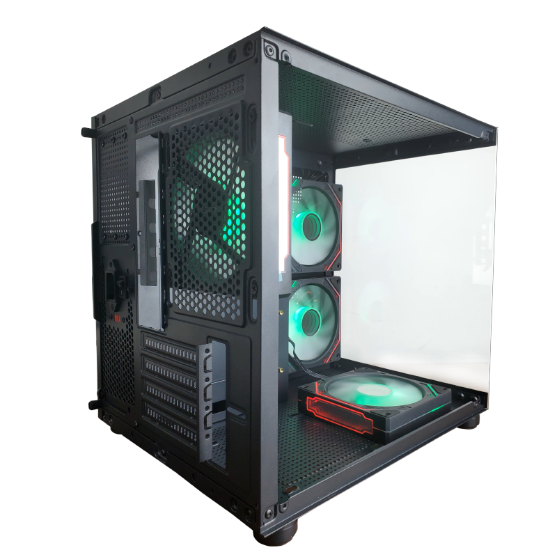 Gabinete Gamer Aquario Gb1796 Com Fan LED RGB - Hayom - miniatura 3