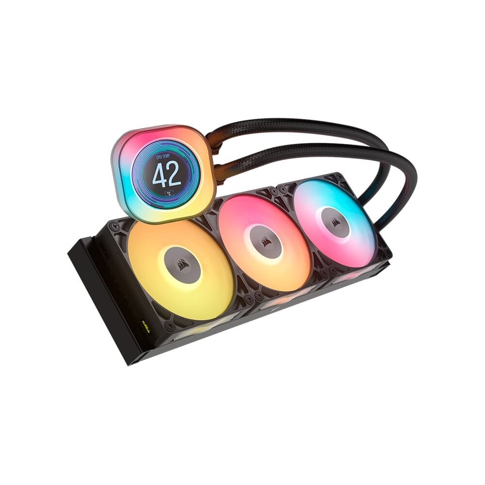Water Cooler Corsair iCUE LINK TITAN 360 RX LCD AIO, 360mm, AMD e Intel, Preto - CW-9061023-WW - miniatura 4