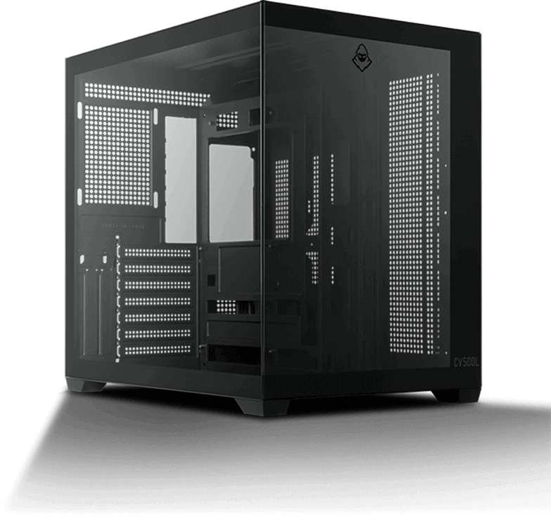 Gabinete Gamer Mancer CV500L, Mid Tower, Lateral De Vidro, Preto, MCR-CV500L-BK - miniatura 4