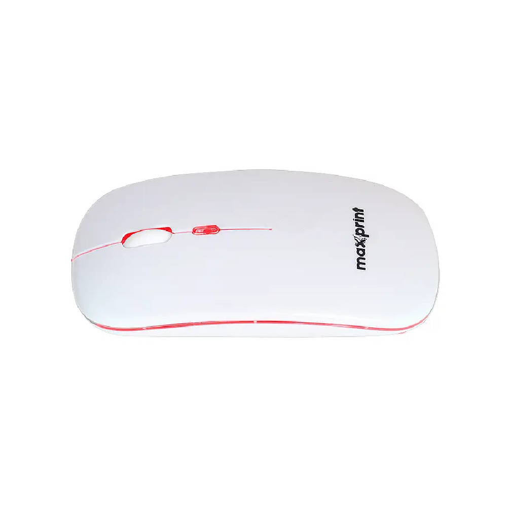 Mouse Maxprint Croma 4 Botões S/Fio 1600DPI Rainbow Branco - miniatura 2
