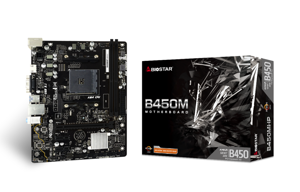 Placa Mãe Biostar B550MH, Chipset B550, AMD AM4, mATX, DDR4 - foto 1