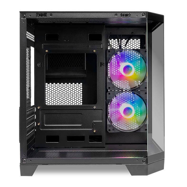 Gabinete Gamer Mancer CV700B, Mini-Tower, Lateral de Vidro, Com 2 Fans, Preto, MCR-CV700B-BK-2F - miniatura 2