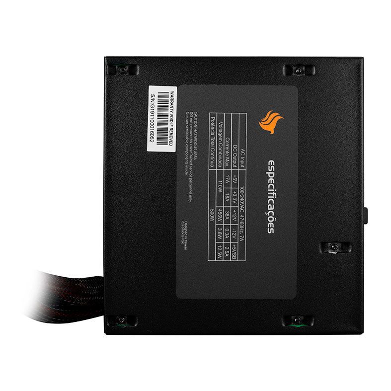 Fonte Pichau Nidus 500W Bronze 80 Plus, PG-5001-BR-OEM - miniatura 5
