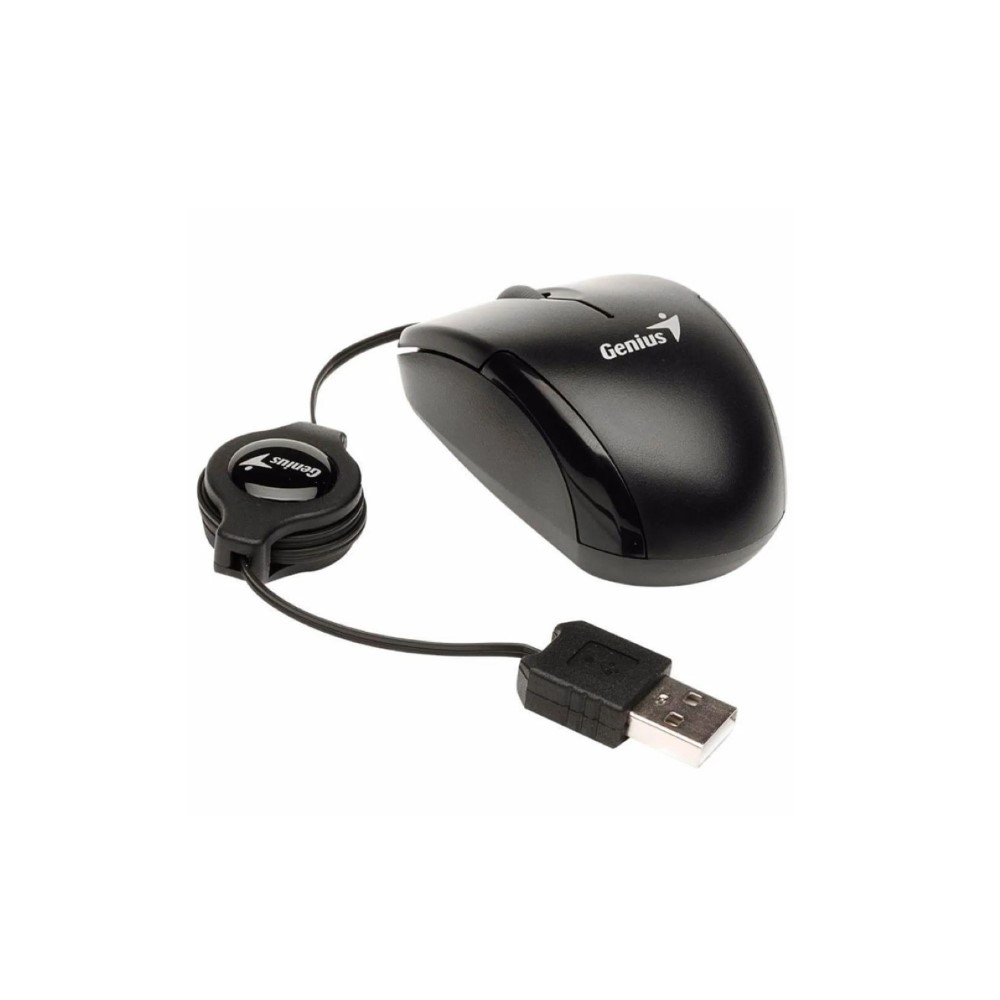 Mouse Genius Micro Traveler V2 3 Botões USB 1000 DPI Preto - miniatura 2