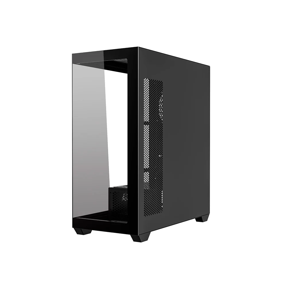 Gabinete Gamer Redragon Deflect, Mid Tower, ATX, Lateral em Vidro Temperado, Preto - CA-609B - miniatura 5
