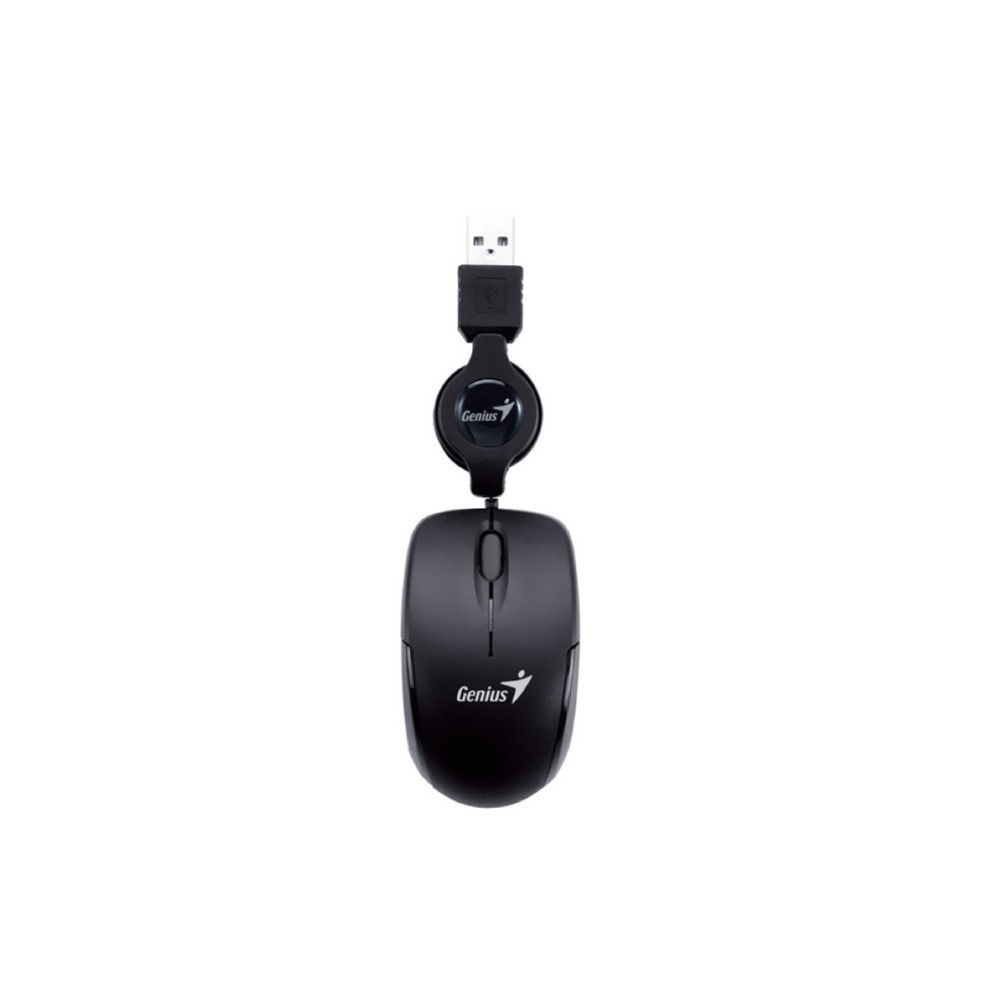 Mouse Genius Micro Traveler V2 3 Botões USB 1000 DPI Preto - miniatura 3