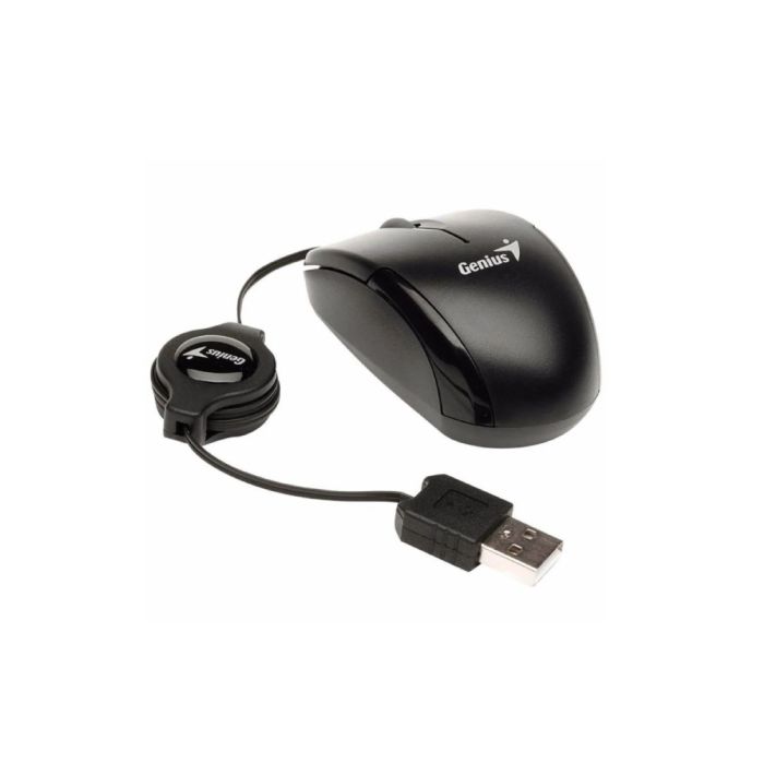 Mouse Genius Micro Traveler V2 3 Botões USB 1000 DPI Preto - miniatura 5