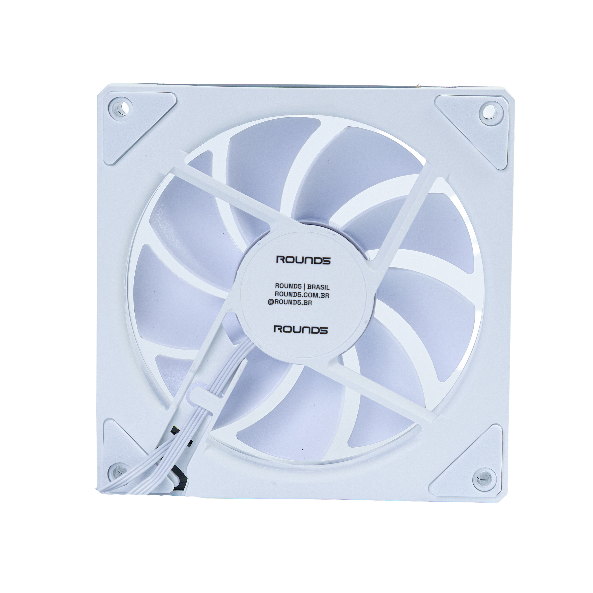 FAN ROUND5 NORDWIND FORWARD PWM ARGB 120MM WHITE BOX - miniatura 8