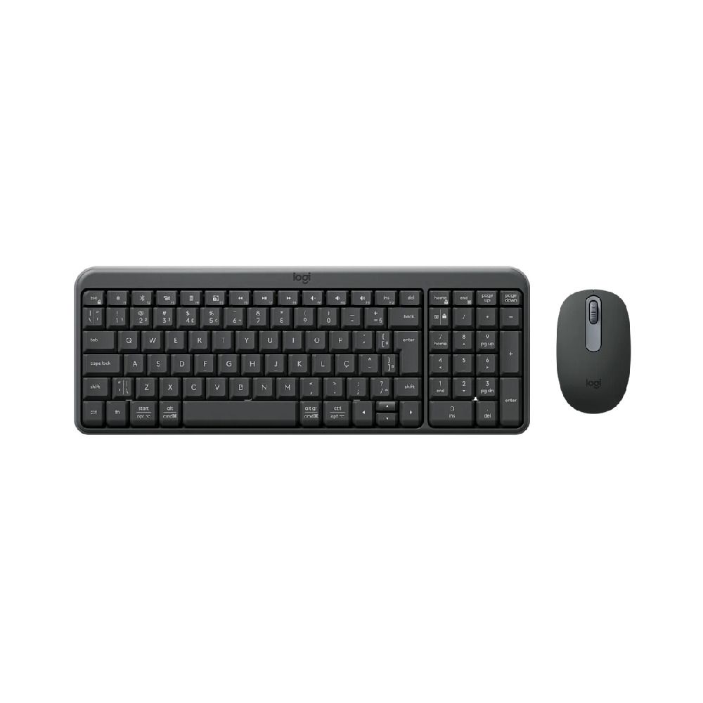 Kit Teclado e Mouse Logitech MK250 Bluetooth Grafite - 920-013516 - foto 1