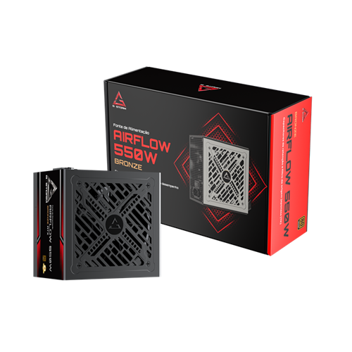 Fonte de Alimentação GStorm Airflow 550W – 80 Plus Bronze - foto 1