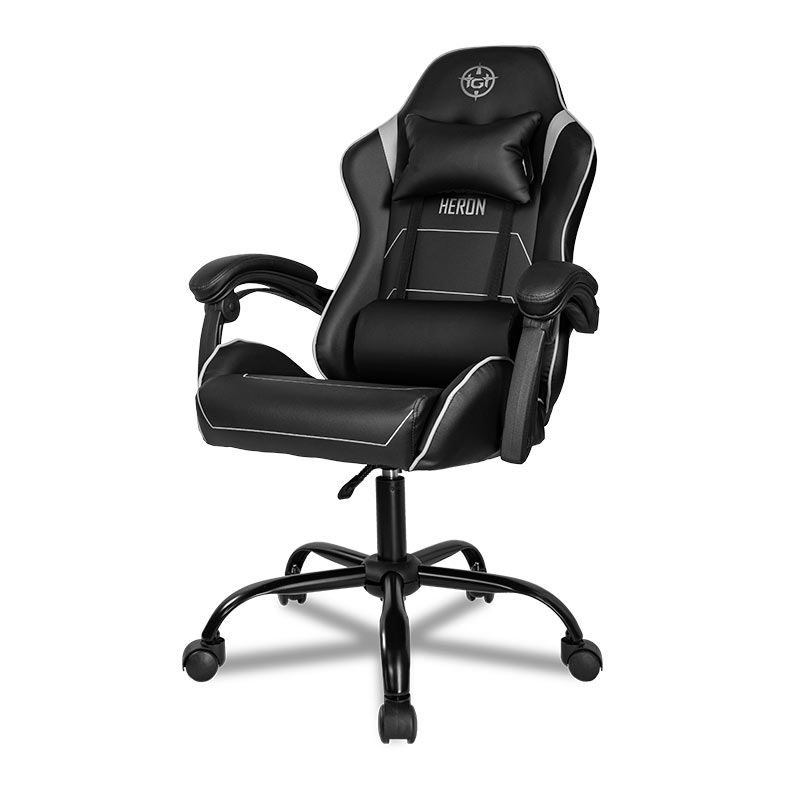 Cadeira Gamer TGT Heron TC, Espuma Moldada, Preto e Cinza, TGT-HRTC-BL02 - foto 1