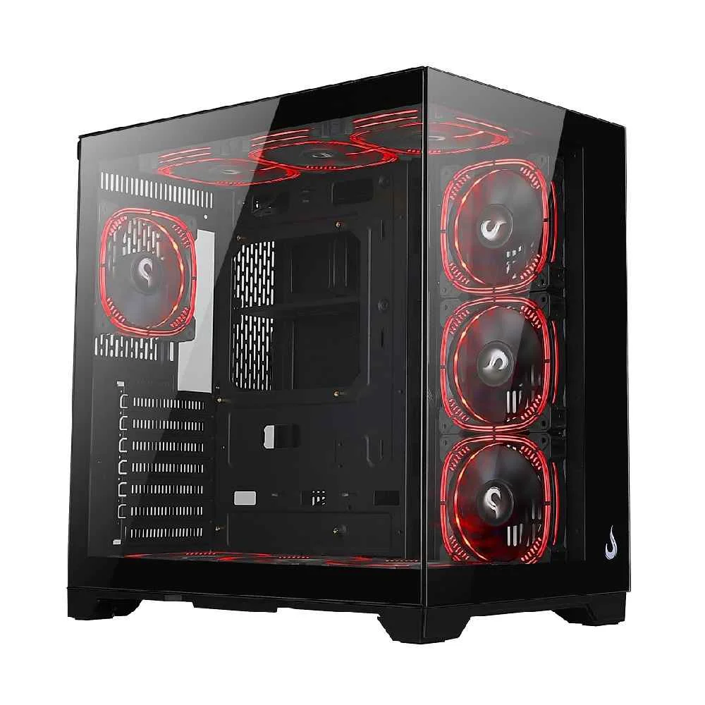 Gabinete Gamer Rise Mode Galaxy Glass Standard V2 Mid Tower Vidro Temperado USB 3.0 S/ Fans Preto - RM-GA-GGST2-FB - miniatura 4