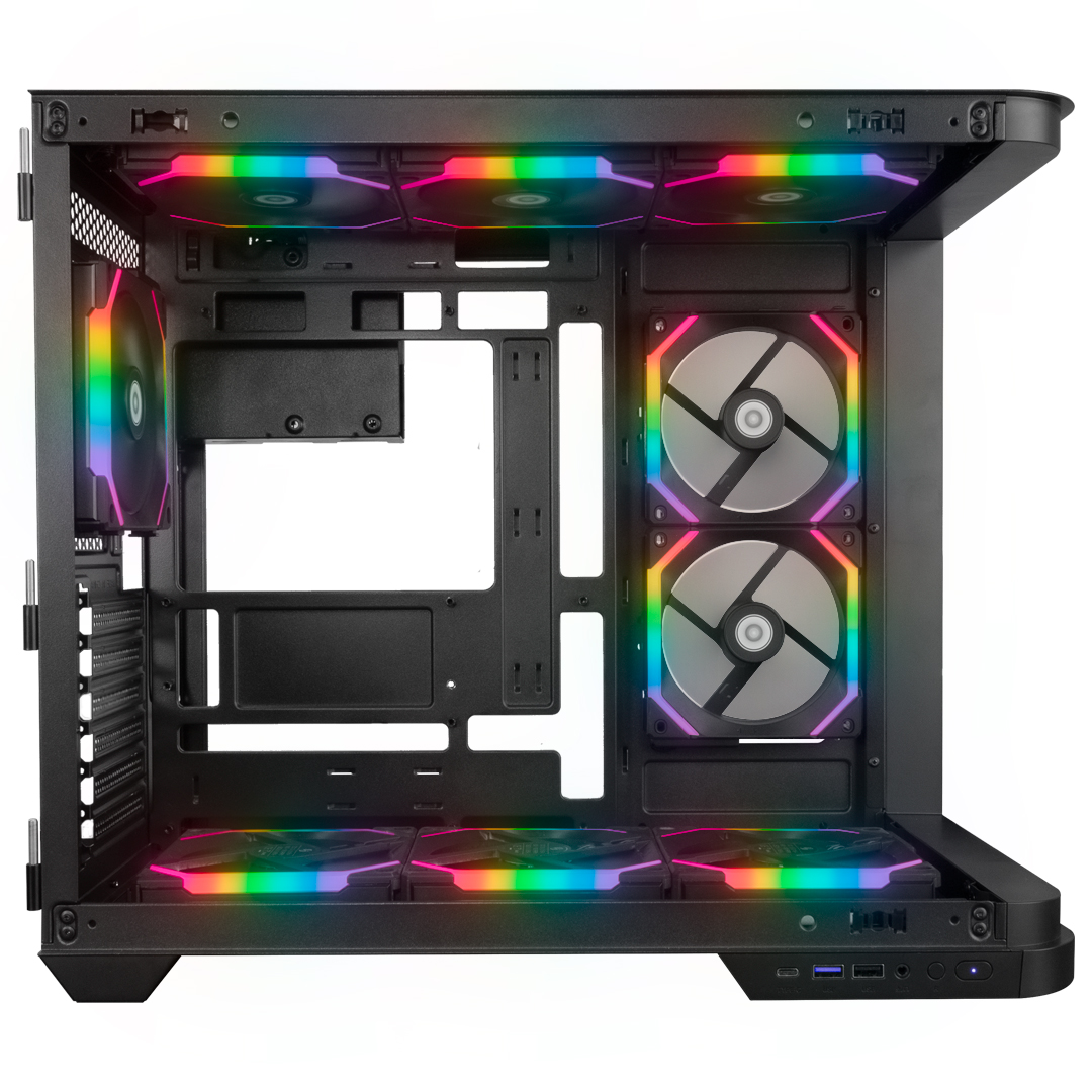 Gabinete Redragon Wideload Extreme Vidro Curvo Preto - Sem Fans - miniatura 8