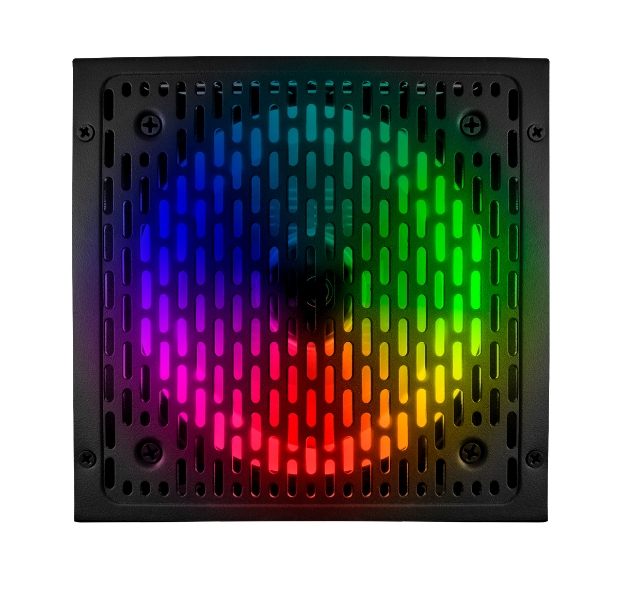 FONTE BRX ATX 500W AUTOMATICA RGB  80 PLUS - miniatura 3