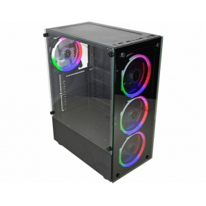 Gabinete Gamer ATX K-MEX 10W5 Com Fans - Frente e Lateral de Vidro - miniatura 2
