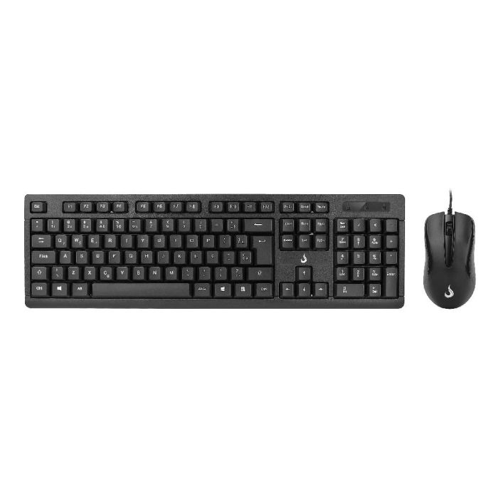 Kit Teclado e Mouse Office Rise Mode OF 01 USB 1000DPI ABNT2 - RM-TM-01-FB - foto 1