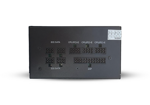 Fonte Duex 500W 80 Plus Bronze Full Modular 500++ - miniatura 2