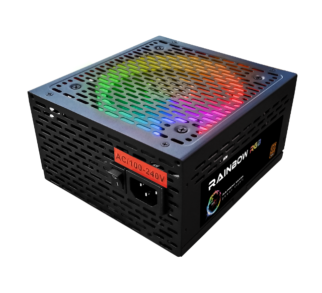 FONTE BRX ATX 500W AUTOMATICA RGB  80 PLUS - miniatura 4