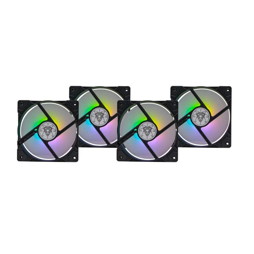 KIT 4X FAN COOLER RAINBOW 120X120 KCF4-01 - ARMETS - foto 1