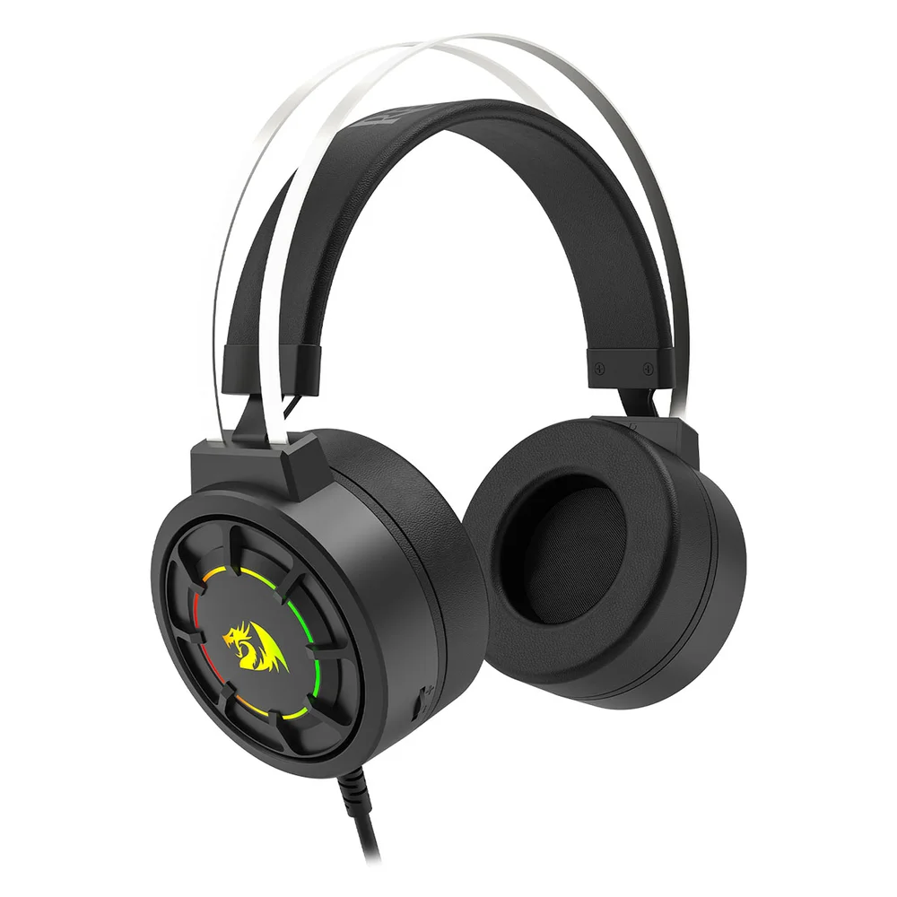 HEADSET GAMER REDRAGON GRENDEL RGB PRETO USB H314-RGB - foto 1