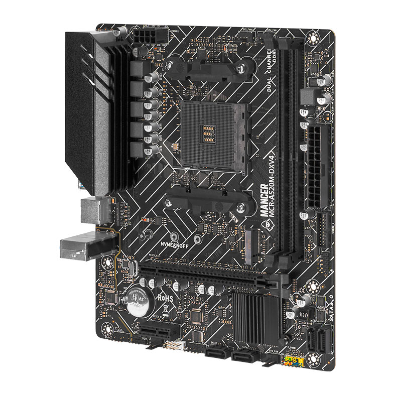 Placa Mae Mancer A520M DX, DDR4, Socket AMD AM4, M-ATX, Chipset AMD A520, MCR-A520M-DXV4 - miniatura 2