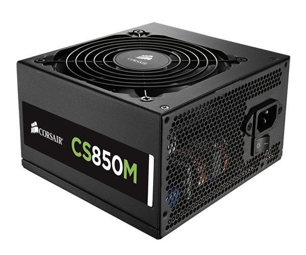 Fonte Corsair CS850M 850W, 80 Plus Gold Semi Modular, CP-9020086-NA - foto 1