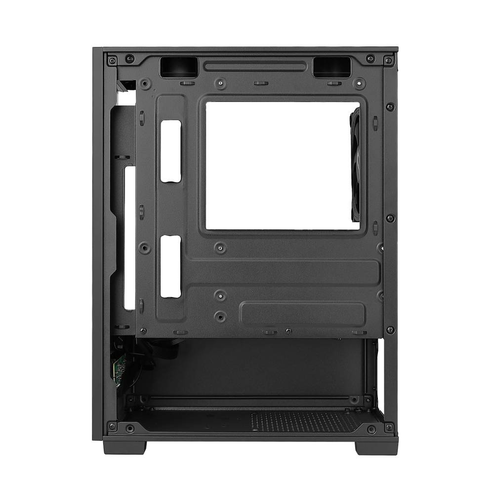 Gabinete Gamer Rise Mode Prisma Glass 01 Mid Tower Vidro Temperado USB 3.0 S/ Fans Preto - RM-CA-PRS-01-FB - miniatura 5