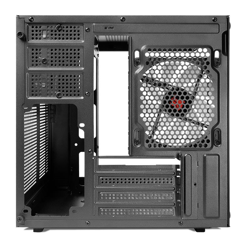 Gabinete Gamer Pichau Atom, Mini-Tower, Lateral de Vidro, Com 1 Fan, Preto, PG-ATOM-BK - miniatura 4