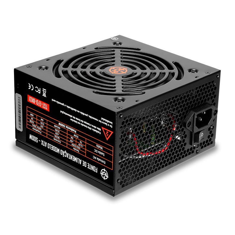 Fonte TGT Enfield, 500W, ATX Bivolt, Preto, TGT-EFD-BK01 - miniatura 2