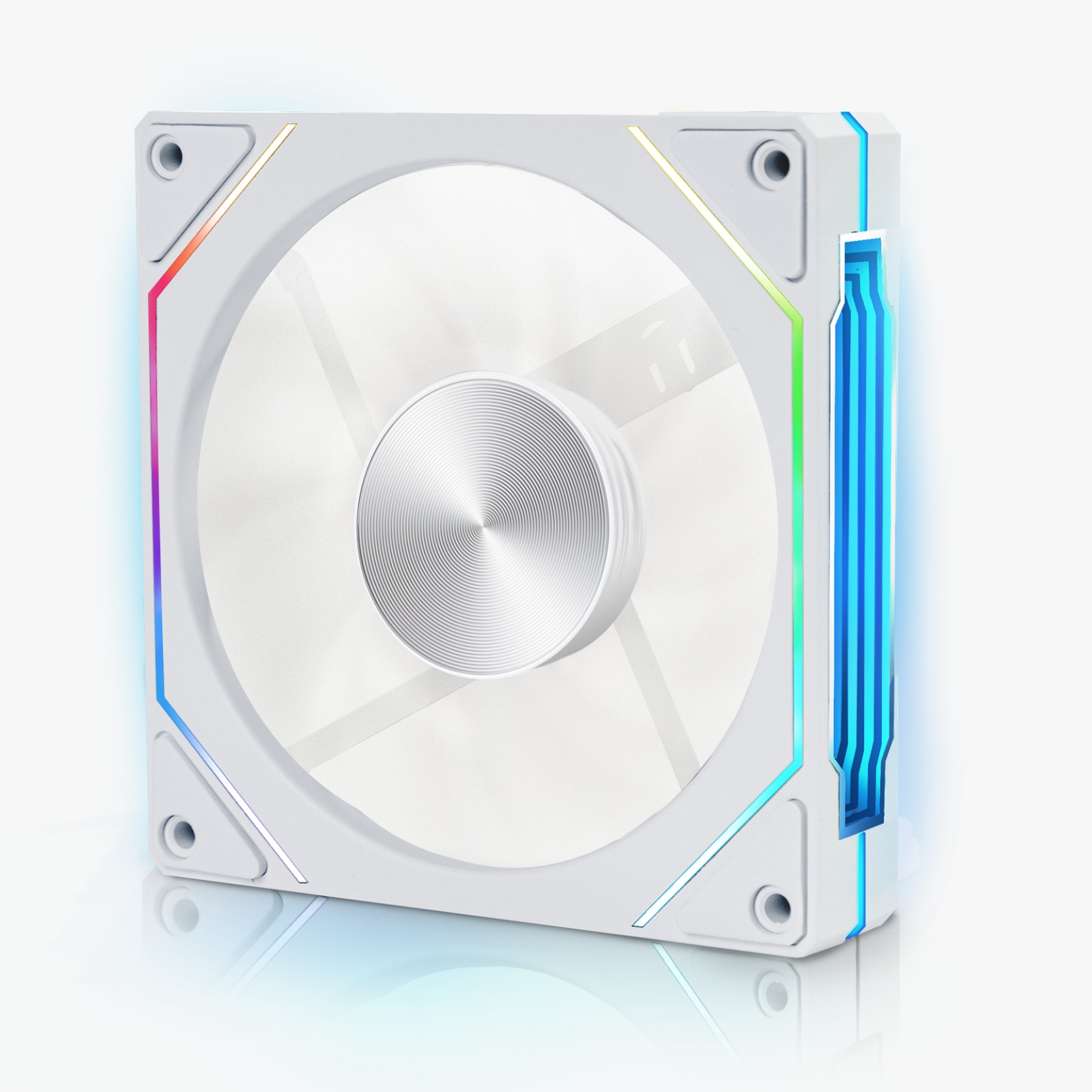 FAN ROUND5 NORDWIND FORWARD PWM ARGB 120MM WHITE BOX - miniatura 2
