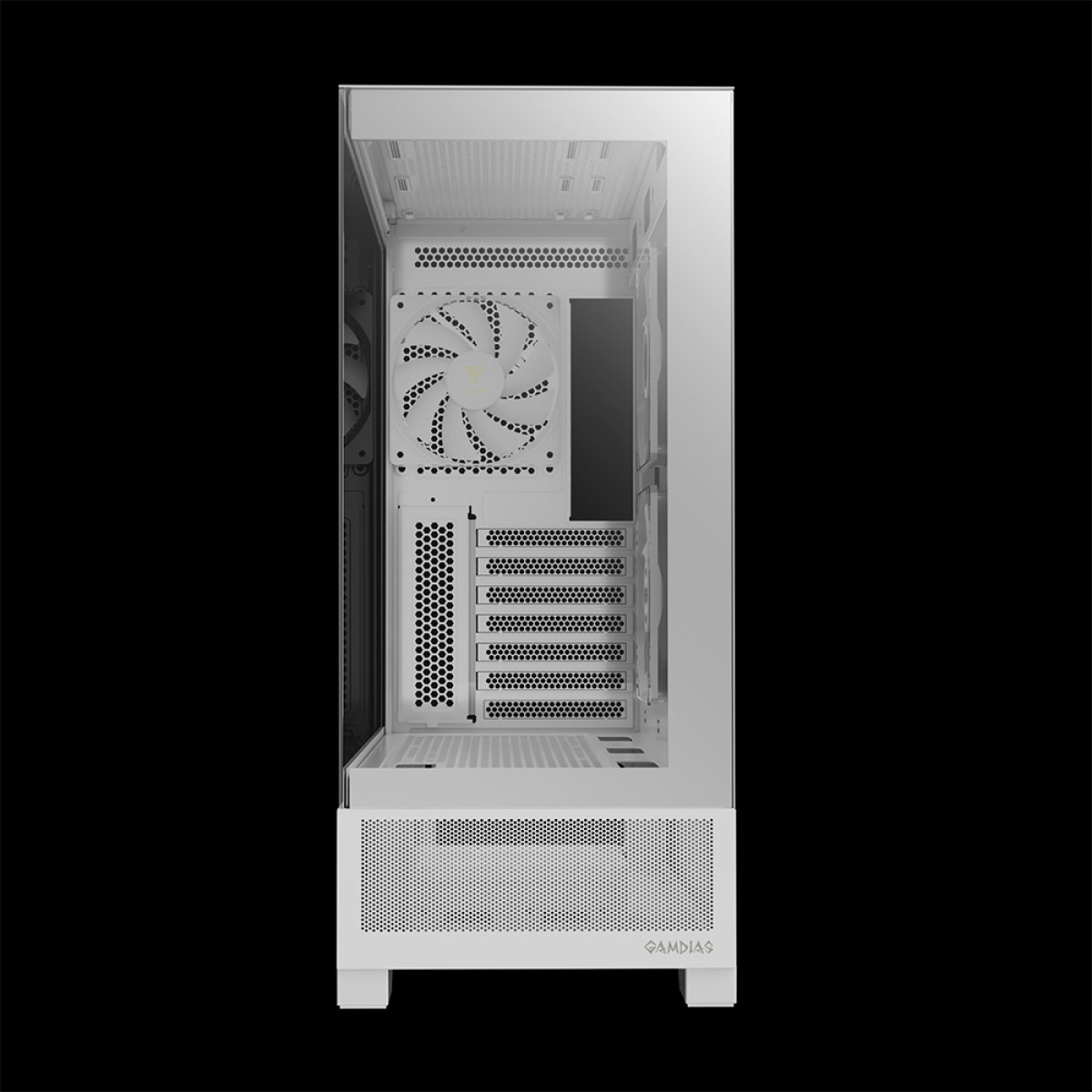 Gabinete Gamer Gamdias Atlas M1 WH, Mid Tower, Vidro Temperado, ATX, White, Sem Fonte, Com 3 Fans ARGB - miniatura 7