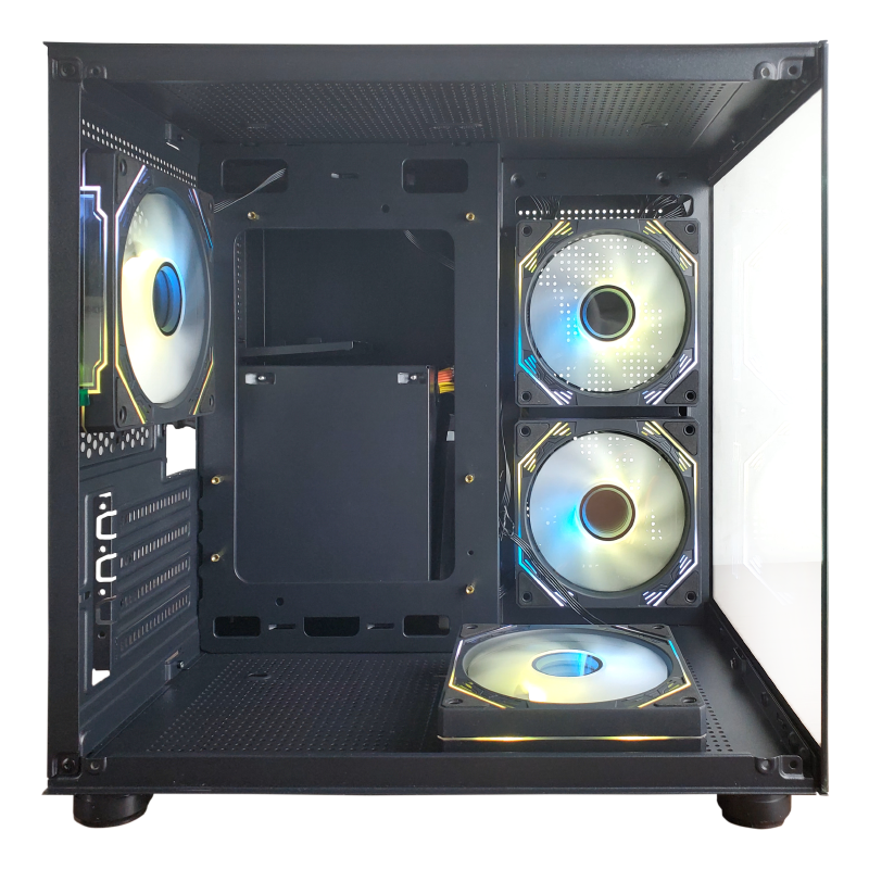 Gabinete Gamer Aquario Gb1796 Com Fan LED RGB - Hayom - miniatura 7