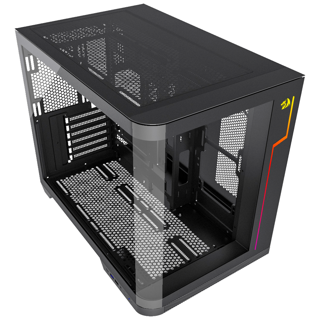 Gabinete Redragon Wideload Extreme Vidro Curvo Preto - Sem Fans - miniatura 4