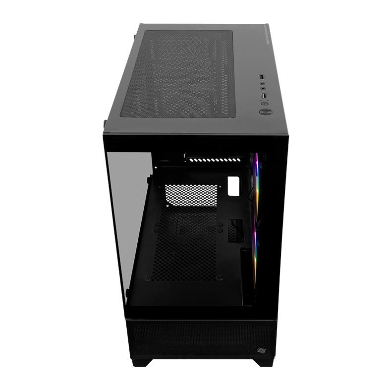 Gabinete Gamer Pichau Magpie 4B, Mini-Tower, Lateral de Vidro, Com 2 Fans, Preto, PG-MAG4B-BK2 - miniatura 5