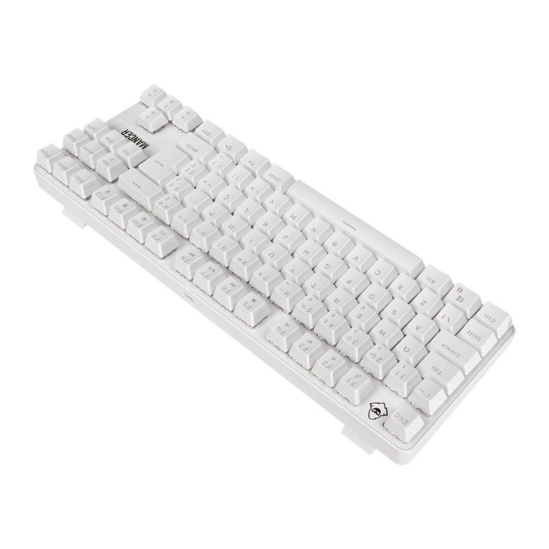 Teclado Mecanico Mancer Shade MK3, Rainbow, Switch Huano Vermelho, Branco, MCR-SHM3-WH01 - miniatura 3