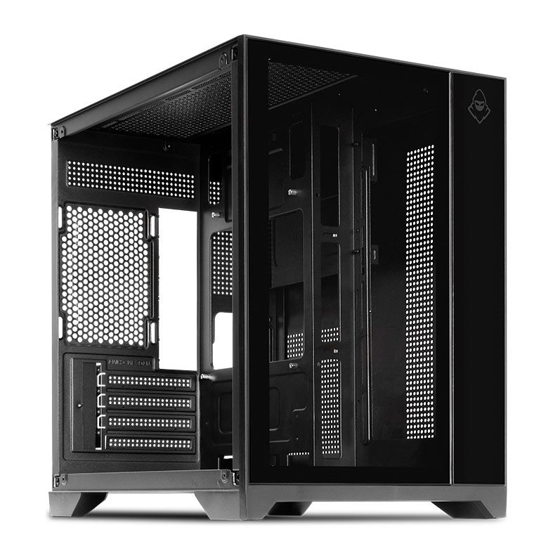 Gabinete Gamer Mancer CV100, Mid-Tower, Lateral De Vidro, Preto, MCR-CV100-BK - miniatura 4