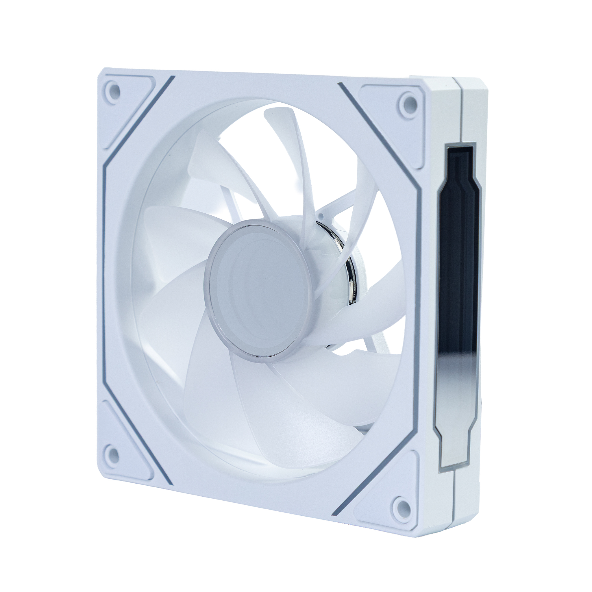 FAN ROUND5 AURORA REVERSE PWM ARGB 120MM WHITE BOX - miniatura 2
