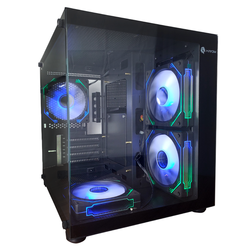 Gabinete Gamer Aquario Gb1796 Com Fan LED RGB - Hayom - miniatura 6