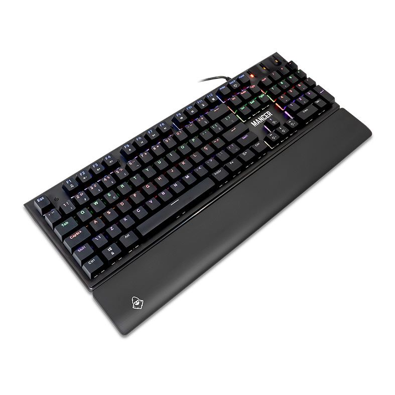 Teclado Mecanico Mancer Tharix, Rainbow, ABNT2, Switch Vermelho, Preto - miniatura 4