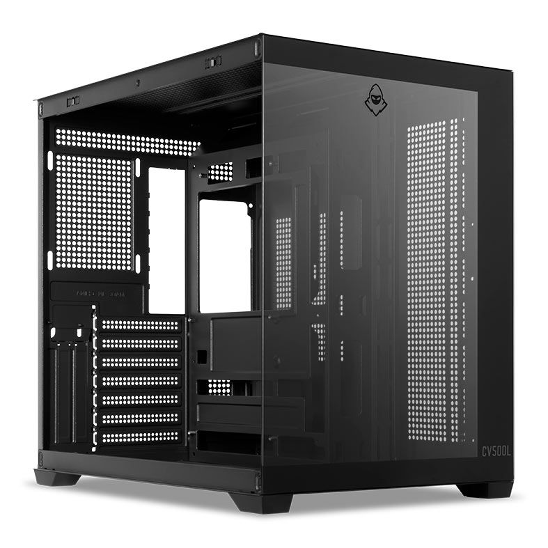 Gabinete Gamer Mancer CV500L, Mid Tower, Lateral De Vidro, Preto, MCR-CV500L-BK - foto 1
