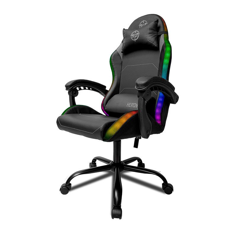 Cadeira Gamer TGT Heron, RGB, Espuma Moldada, Preto - miniatura 2