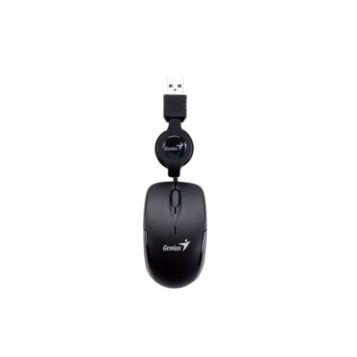 Mouse Genius Micro Traveler V2 3 Botões USB 1000 DPI Preto - miniatura 4