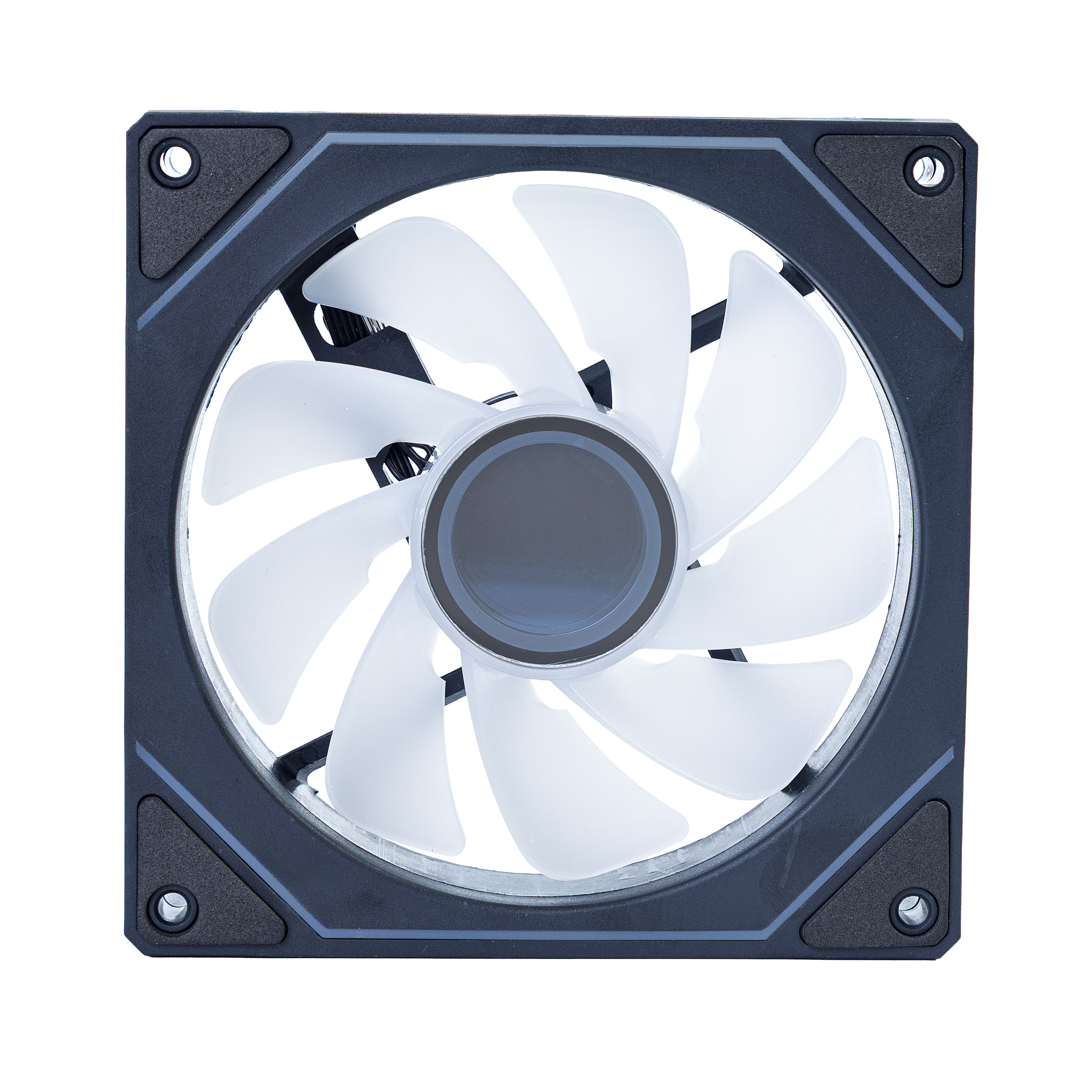 FAN ROUND5 AURORA REVERSE PWM ARGB 120MM BLACK - BOX - miniatura 2