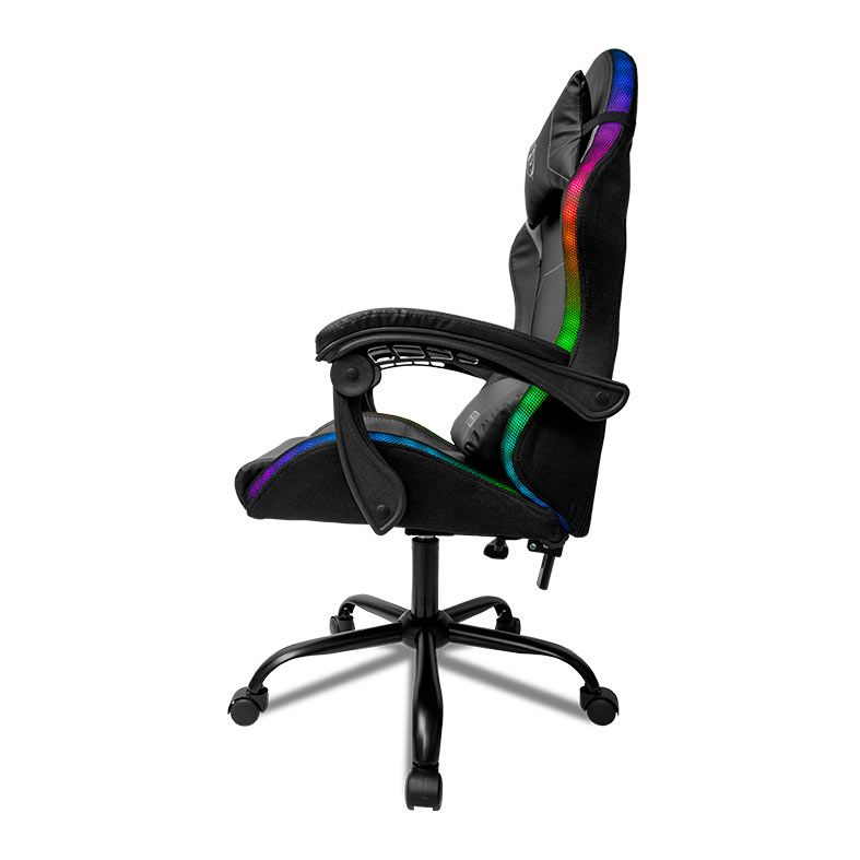 Cadeira Gamer TGT Heron, RGB, Espuma Moldada, Preto - miniatura 3