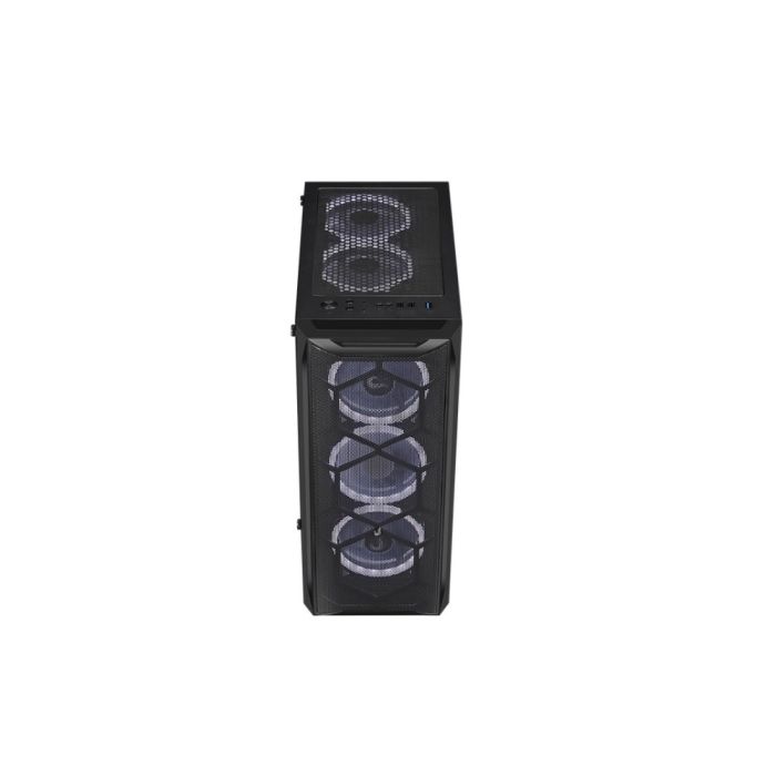 Gabinete Gamer Rise Mode Z03 Mid Tower Vidro Temperado USB 3.0 S/ Fans Preto - RM-Z03-03-FB - miniatura 3