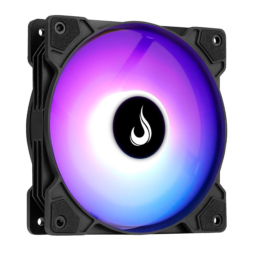 Kit Cooler Gabinete Rise Mode X Led C/ 3x Fans 120mm 1200 RPM ARGB - RM-XLD-01-ARGB - miniatura 4