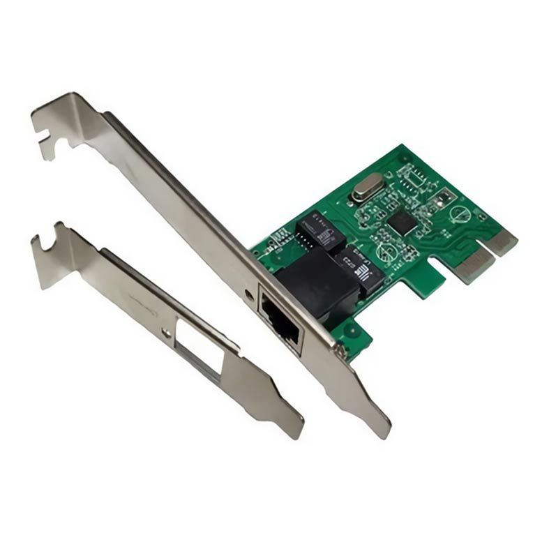 Placa De Rede F3 PCI-Express Normal e Low Profile 10/100/1000, JC-PCI-EX - foto 1