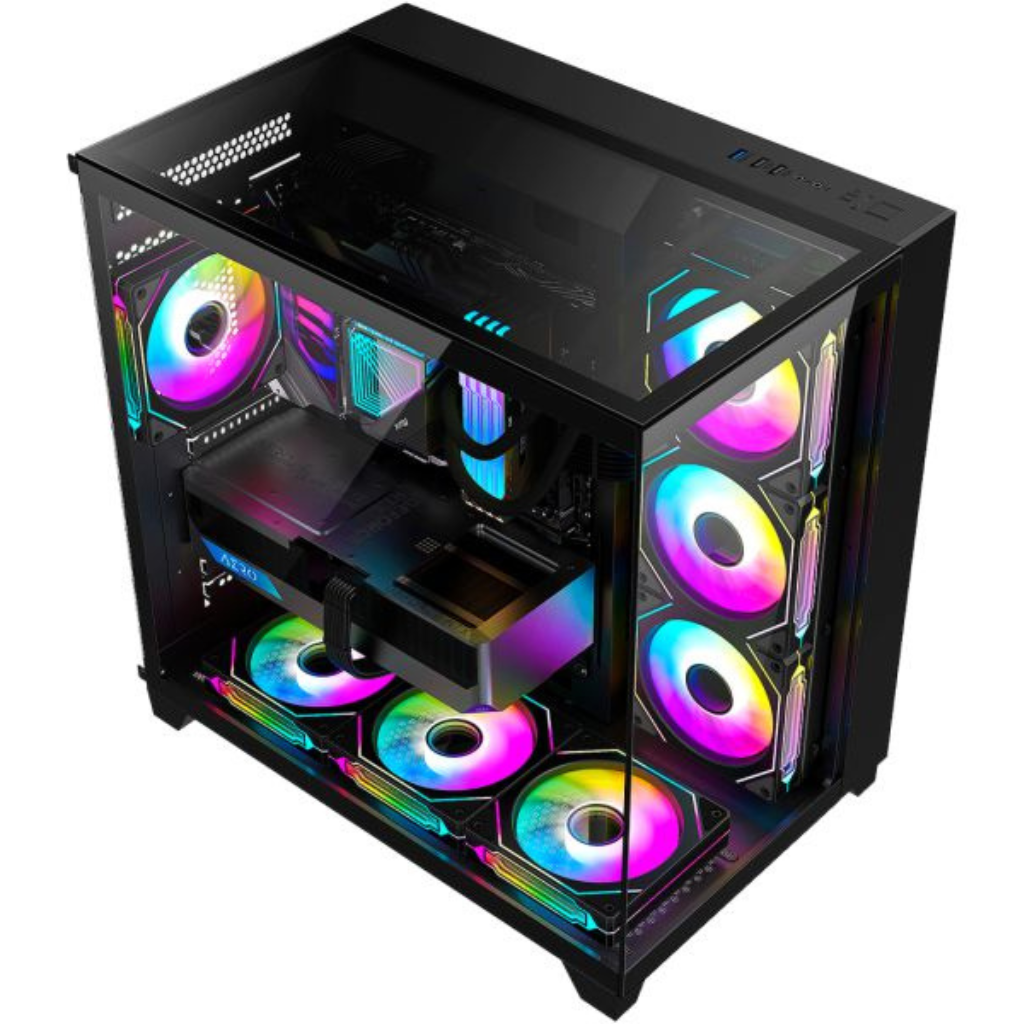 GABINETE GAMER AQUARIO 04J1 ATX TIGER SHARK - KMEX - miniatura 3