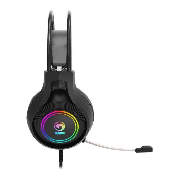 Headset Gamer Marvo Tactic 30, RGB, Drivers 40mm, Preto, HG8921 - miniatura 2